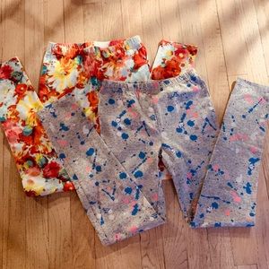 2 girls leggings